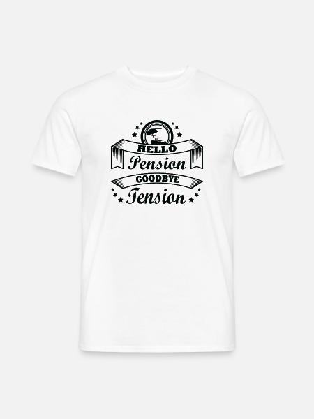 Retiree Retiree Retirement Pension Grandpa Grandma Myth - Men's T-Shirt - white