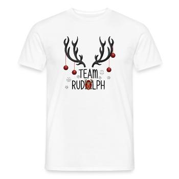 Christmas Team Rudolph Adventure - Men's T-Shirt - white - Front - AI Model Male 178 dark (178cm)