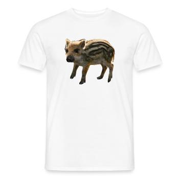The cutest animal motifs, freshman from the front - Men's T-Shirt - white - Front - AI Model Male 178 dark (178cm)