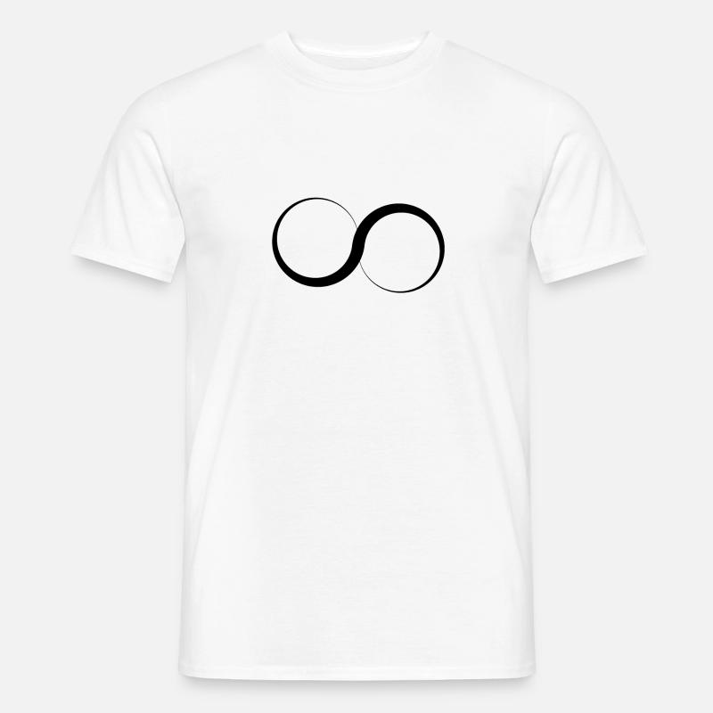 Infinity - logo - T-shirt homme - blanc