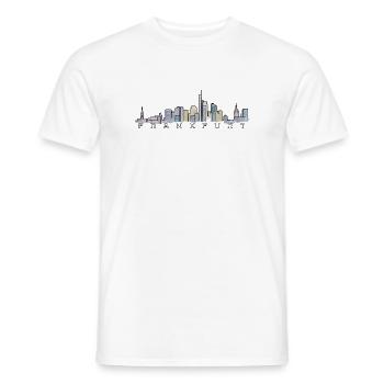 Frankfurt Skyline Marathon - Männer T-Shirt - Weiß - Vorne - AI Model Male 178 dark (178cm)