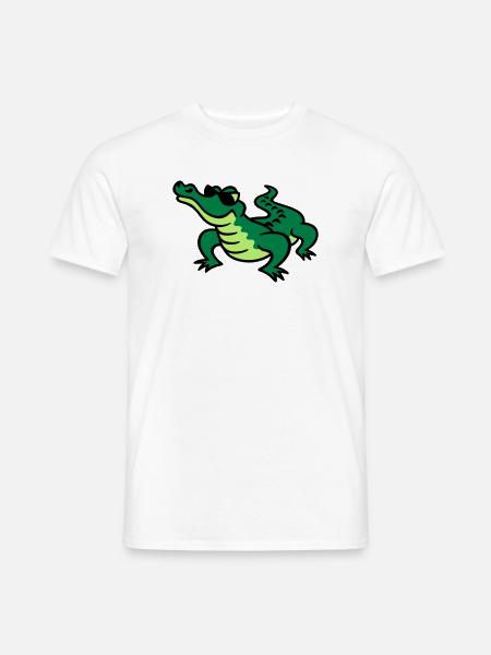 Cool Croc - T-shirt homme - blanc