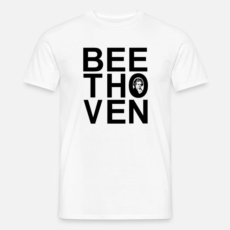 Beethoven - Männer T-Shirt - Weiß