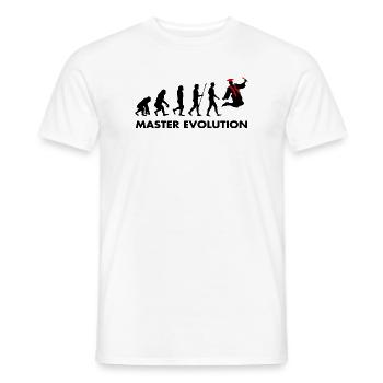 Examen de Master Evolution réussi - T-shirt homme - blanc - Devant - AI Model Male 178 dark (178cm)