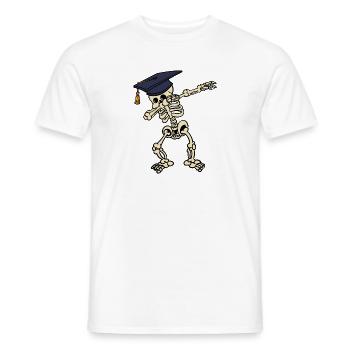 Matura Dab Diplôme du lycée Abi Dabbing - T-shirt homme - blanc - Devant - AI Model Male 178 dark (178cm)