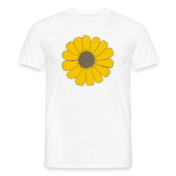 sunflower sunflower - Men's T-Shirt - white - Front - AI Model Male 178 dark (178cm)