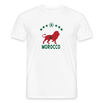 Marokko Löwen Design - Männer T-Shirt - Weiß - Vorne - AI Model Male 178 dark (178cm)