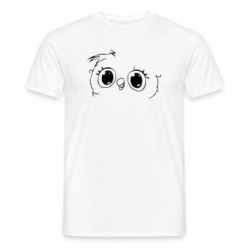 Chouette - T-shirt homme - blanc - Devant - AI Model Male 178 dark (178cm)