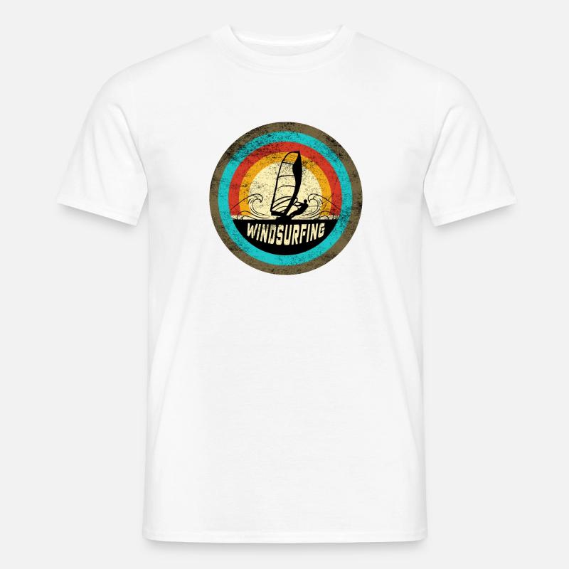 Windsurfing design - Mænd T-shirt - hvid