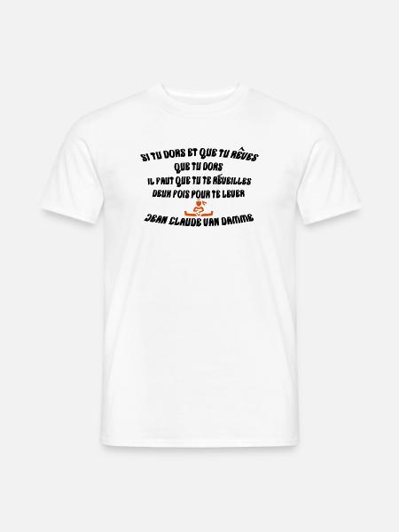 rever de dormir - T-shirt homme - blanc