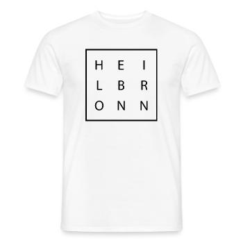 Heilbronn - Männer T-Shirt - Weiß - Vorne - AI Model Male 178 dark (178cm)