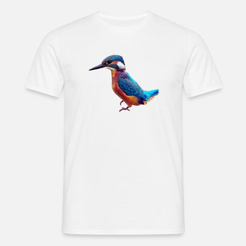 Eisvogel - Männer T-Shirt - Weiß