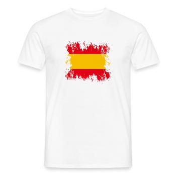 Spain - Spain - Men's T-Shirt - white - Front - AI Model Male 178 dark (178cm)