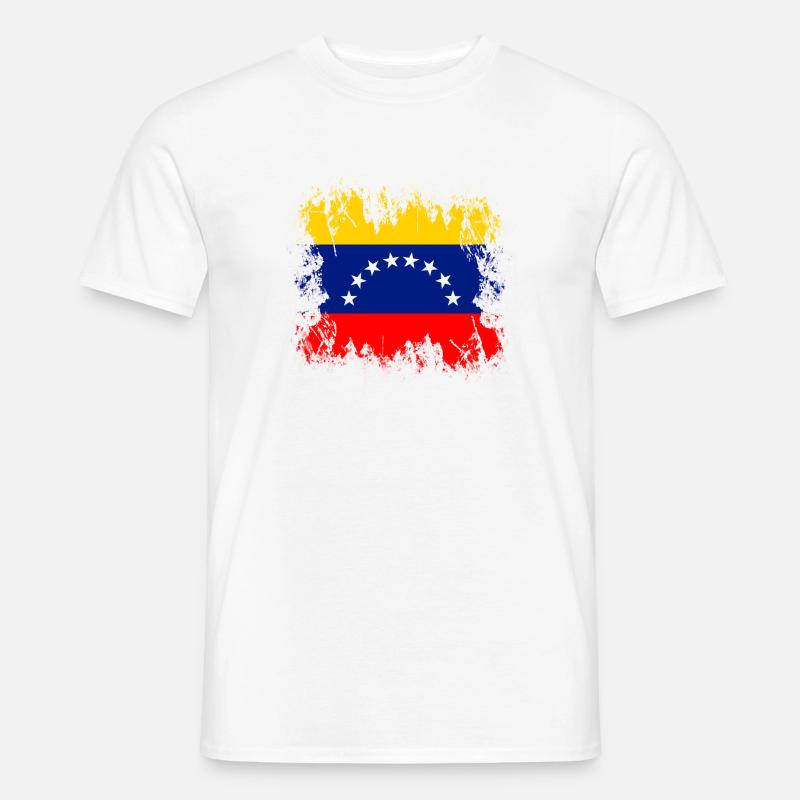 Venezuela (Venezuela) - Männer T-Shirt - Weiß