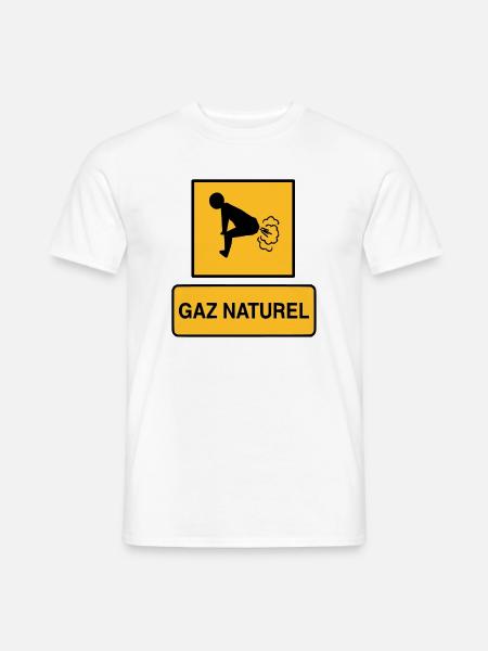 Natural gas - Men's T-Shirt - white