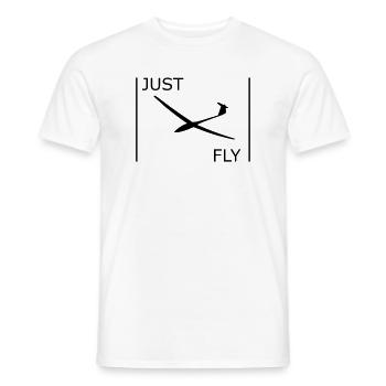 Glider - Men's T-Shirt - white - Front - AI Model Male 178 dark (178cm)