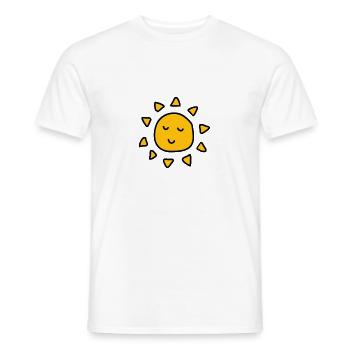 Strand Sommersonne 2020 - Männer T-Shirt - Weiß - Vorne - AI Model Male 178 dark (178cm)
