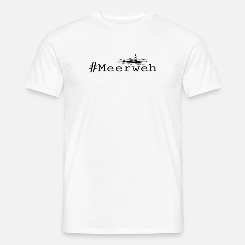 Meerweh - Männer T-Shirt - Weiß
