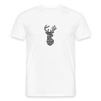 Bible bible verses christian sayings jesus god - Men's T-Shirt - white - Front - AI Model Male 178 dark (178cm)