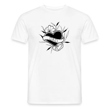 Dad - Männer T-Shirt - Weiß - Vorne - AI Model Male 178 dark (178cm)