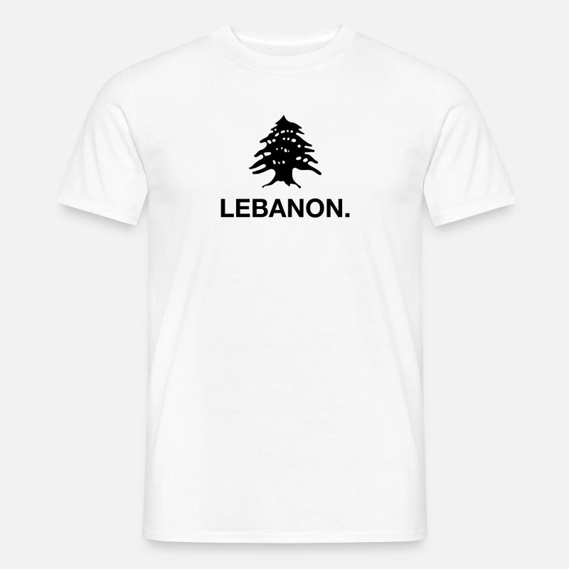 Libanon Beirut Libanese Libanesin Libanesisch LBN - Männer T-Shirt - Weiß