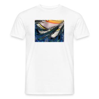image - T-shirt homme - blanc - Devant - AI Model Male 178 dark (178cm)
