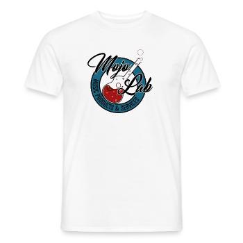 mojolab guitar - Men's T-Shirt - white - Front - AI Model Male 178 dark (178cm)