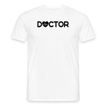 Doktor Hausarzt Arzt Ärztin Assistenzarzt Facharzt - Männer T-Shirt - Weiß - Vorne - AI Model Male 178 dark (178cm)