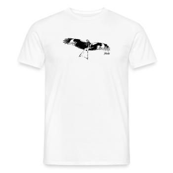 HGWild - Red Kite - Men's T-Shirt - white - Front - AI Model Male 178 dark (178cm)