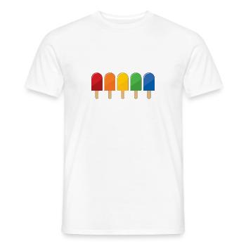 Von allen Farben - Männer T-Shirt - Weiß - Vorne - AI Model Male 178 dark (178cm)