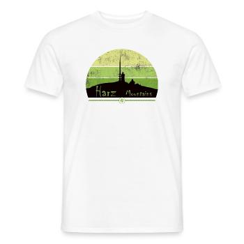 Harz Style - Harz Mountains - Wir lieben den Harz - Männer T-Shirt - Weiß - Vorne - AI Model Male 178 dark (178cm)