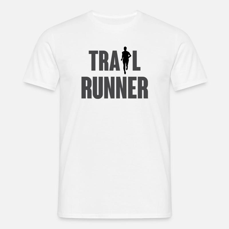 Trail Runner - Maglietta da uomo - bianco