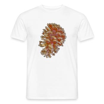 pommes de pin - T-shirt homme - blanc - Devant - AI Model Male 178 dark (178cm)