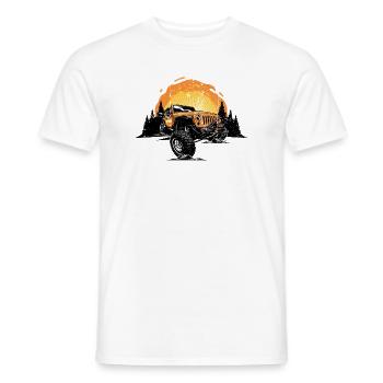 Sunrise Jeep Offroad Vista - Men's T-Shirt - white - Front - AI Model Male 178 dark (178cm)