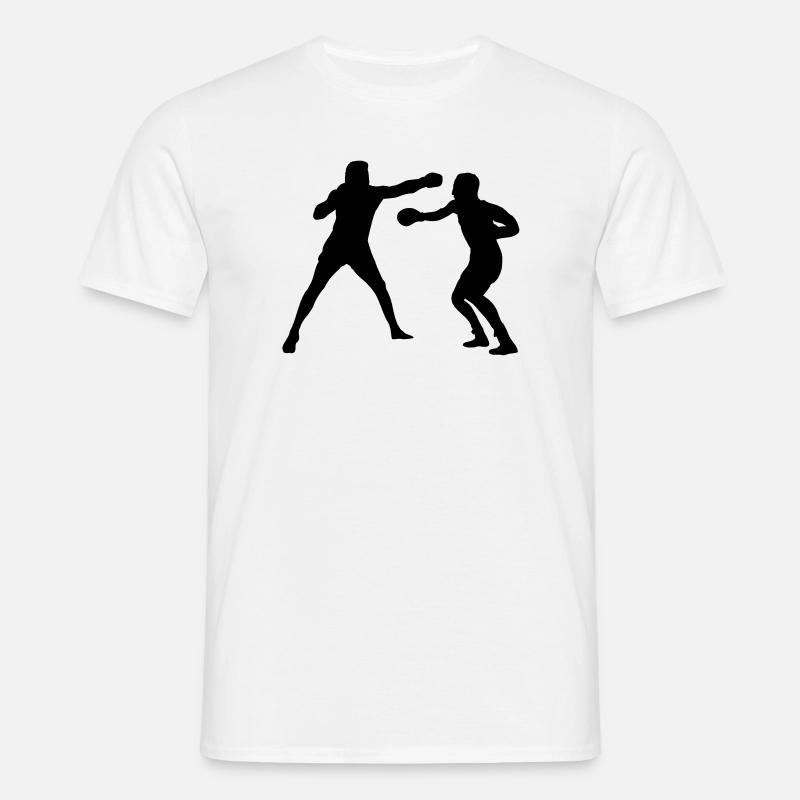 Boxkampftraining - Männer T-Shirt - Weiß