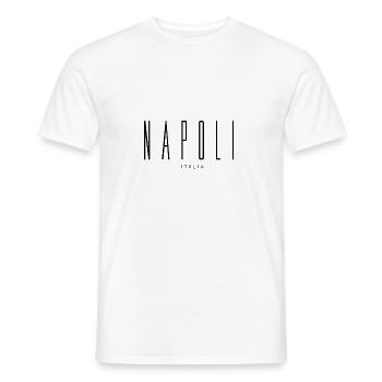 Napoli Italia - Men's T-Shirt - white - Front - AI Model Male 178 dark (178cm)