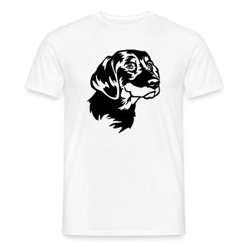 Slovensky Kopov Kopf - Männer T-Shirt - Weiß - Vorne - AI Model Male 178 dark (178cm)