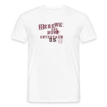 smells like teen spirit - Men's T-Shirt - white - Front - AI Model Male 178 dark (178cm)