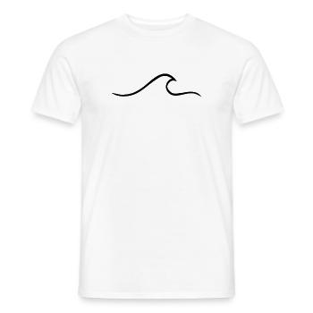 Surfer Welle Geschenk Surfer Boy Girl Dude Surf - Männer T-Shirt - Weiß - Vorne - AI Model Male 178 dark (178cm)