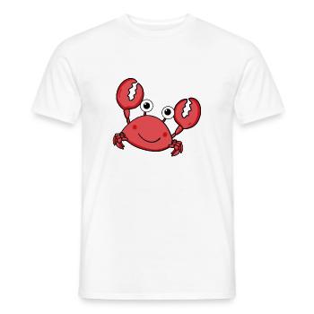 Krabbe - Männer T-Shirt - Weiß - Vorne - AI Model Male 178 dark (178cm)