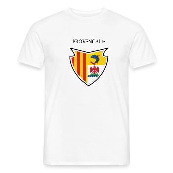 Provencal - Men's T-Shirt - white - Front - AI Model Male 178 dark (178cm)