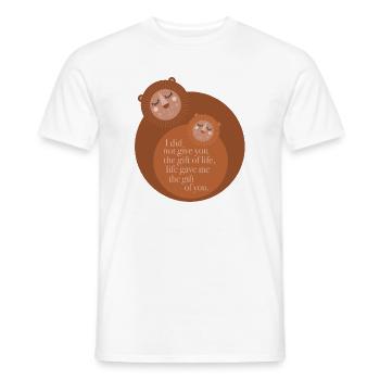 MOTHER - Männer T-Shirt - Weiß - Vorne - AI Model Male 178 dark (178cm)