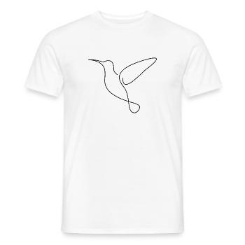 Colibri - T-shirt homme - blanc - Devant - AI Model Male 178 dark (178cm)
