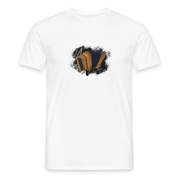 Harmonica - il faut que ce soit tellement fort ! | ZiachON ! - T-shirt homme - blanc - Devant - AI Model Male 178 dark (178cm)