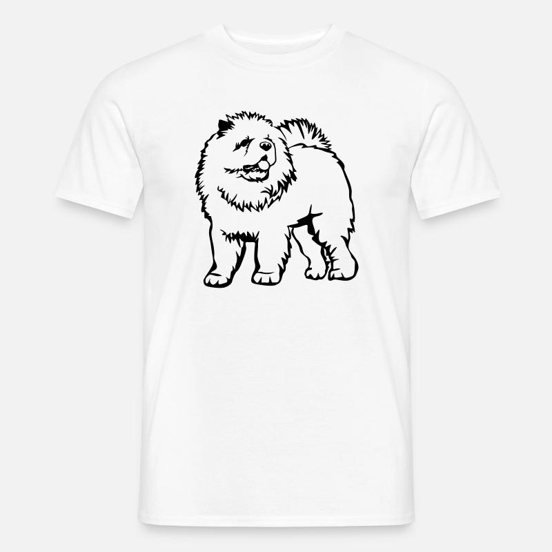 Chow Chow - Männer T-Shirt - Weiß