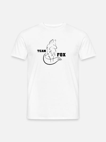 Pictogram Team Fox Fox-pictogram tekenlogo - Heren T-shirt - wit