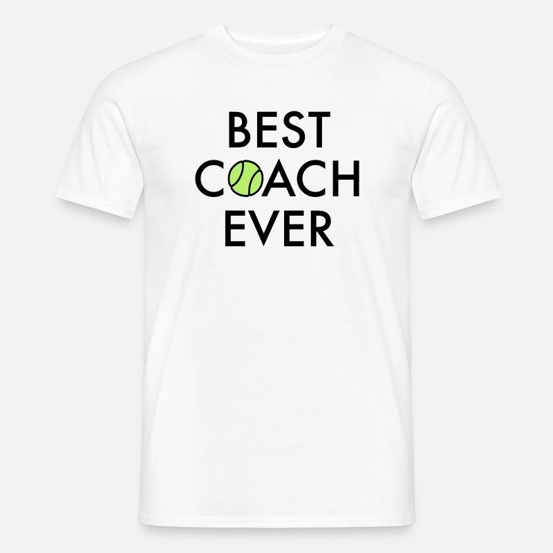 Best coach ever - Men's T-Shirt - white