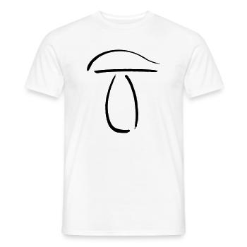 Strichpilz Steinpilz - Männer T-Shirt - Weiß - Vorne - AI Model Male 178 dark (178cm)