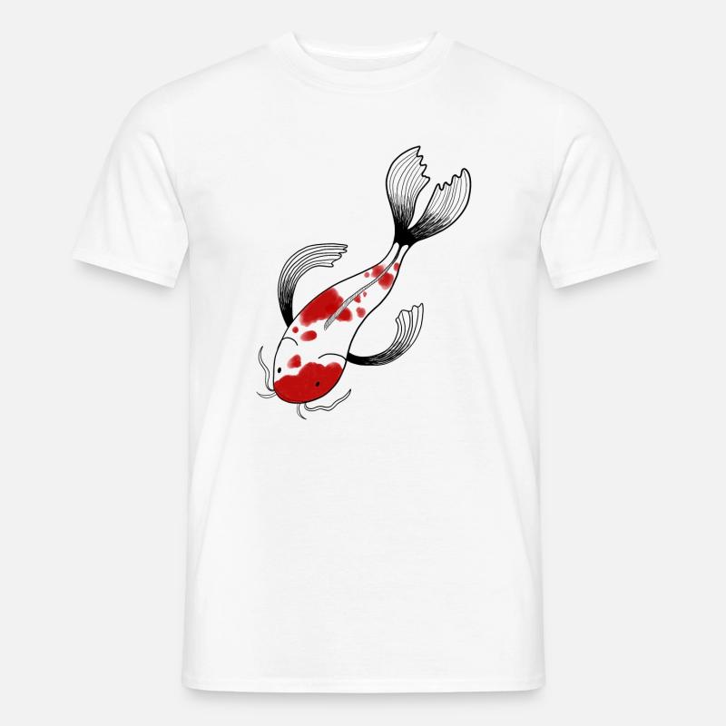 Koi Karpfen Japan - Männer T-Shirt - Weiß