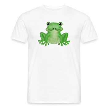 Frosch - T-shirt homme - blanc - Devant - AI Model Male 178 dark (178cm)